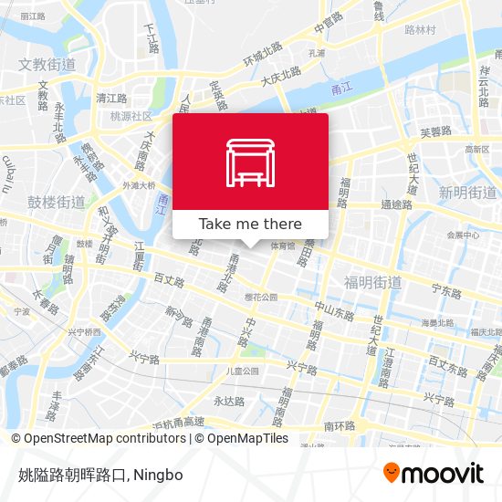 姚隘路朝晖路口 map