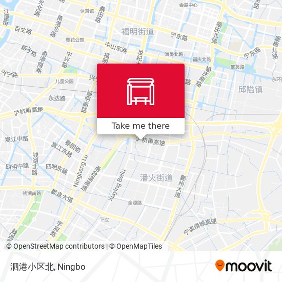 泗港小区北 map
