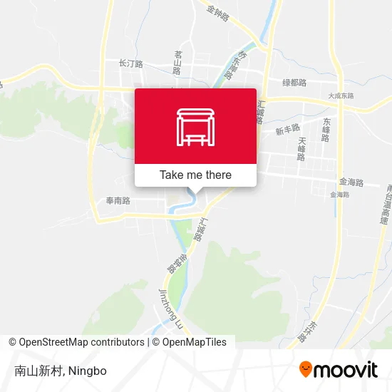 南山新村 map