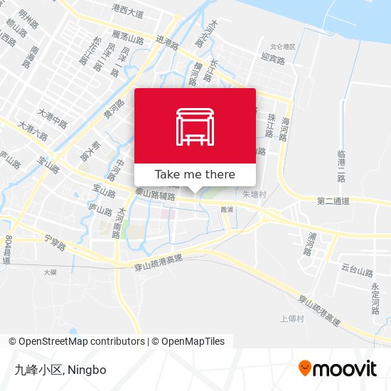 九峰小区 map