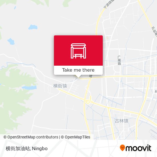 横街加油站 map