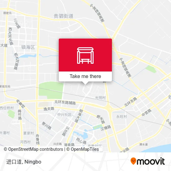 进口道 map