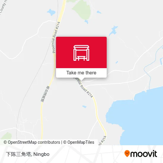 下陈三角塔 map