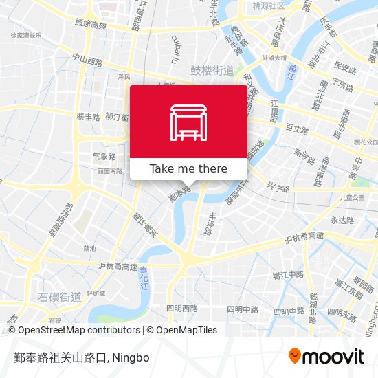 鄞奉路祖关山路口 map