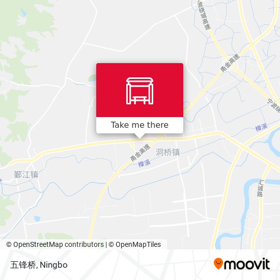 五锋桥 map