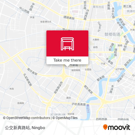 公交新典路站 map