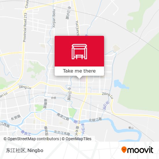 东江社区 map