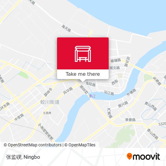 张监碶 map