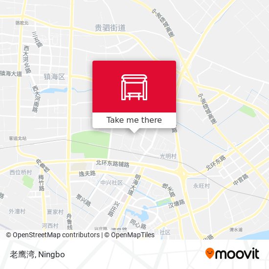 老鹰湾 map