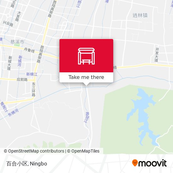 百合小区 map