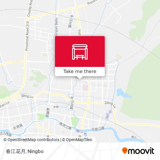春江花月 map