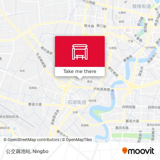 公交藕池站 map