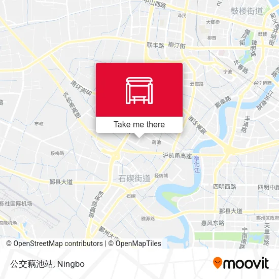 公交藕池站 map