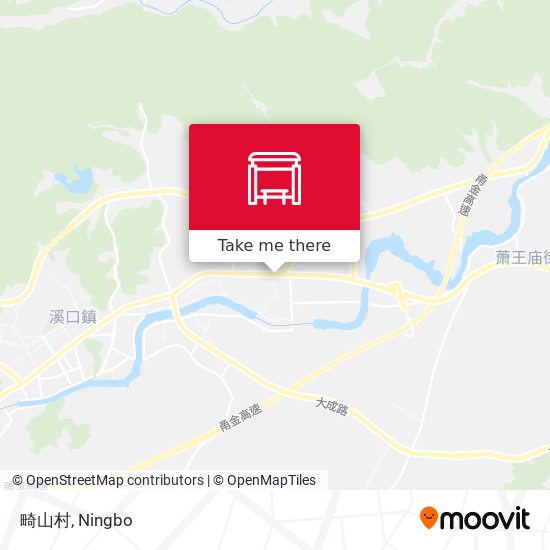 畸山村 map