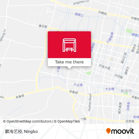 麟海艺校 map