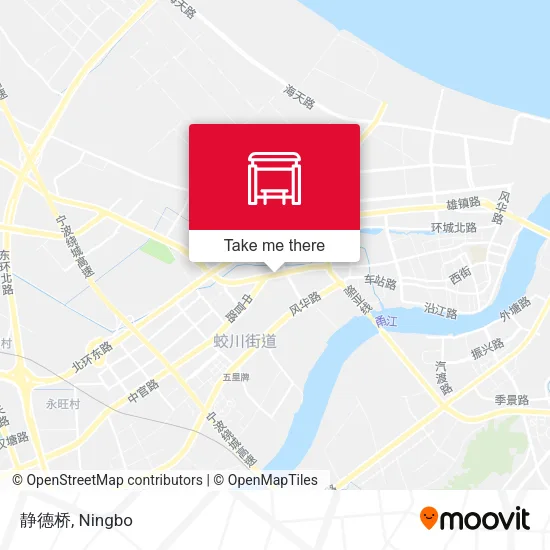 静德桥 map