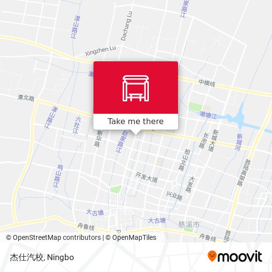 杰仕汽校 map