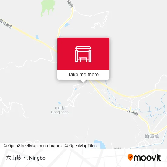 东山岭下 map