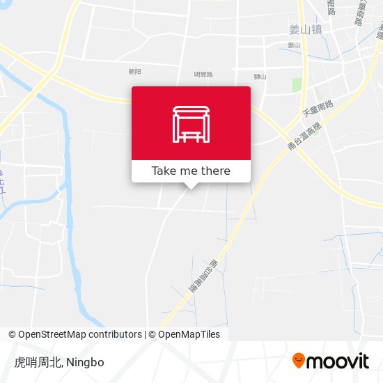 虎哨周北 map