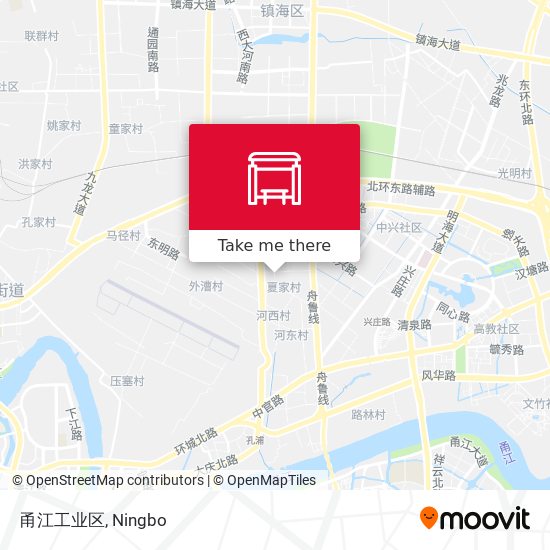 甬江工业区 map