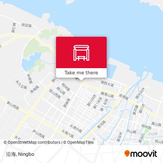沿海 map