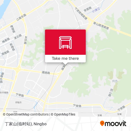 丁家山(临时站) map