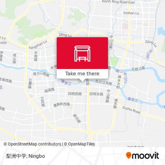 梨洲中学 map