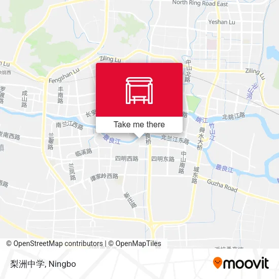 梨洲中学 map