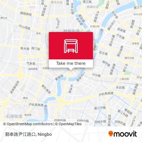 鄞奉路尹江路口 map