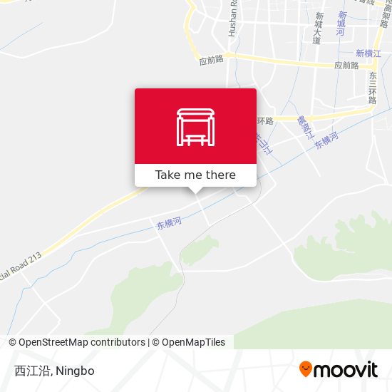 西江沿 map