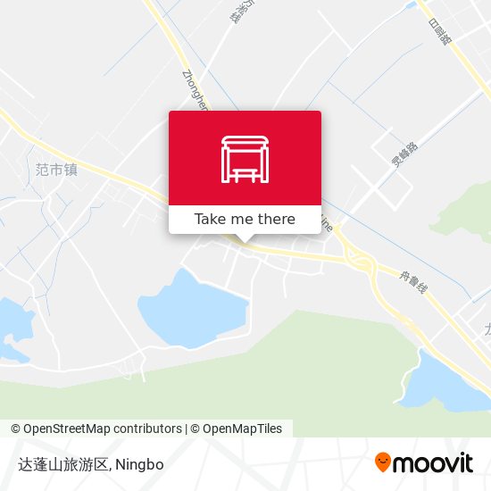 达蓬山旅游区 map