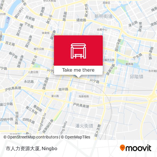 市人力资源大厦 map