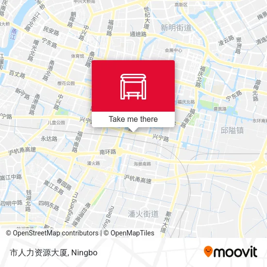 市人力资源大厦 map