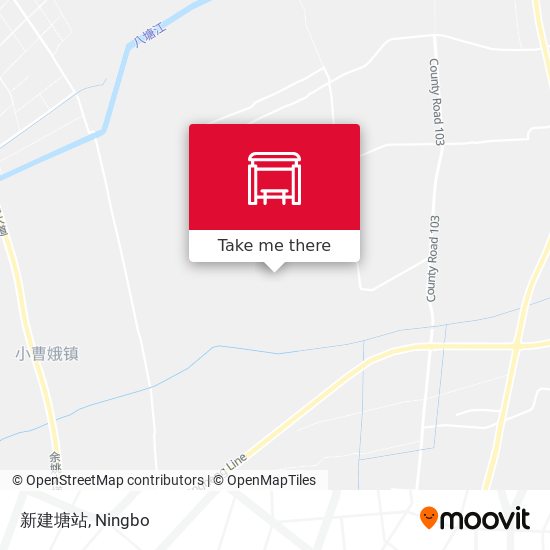 新建塘站 map