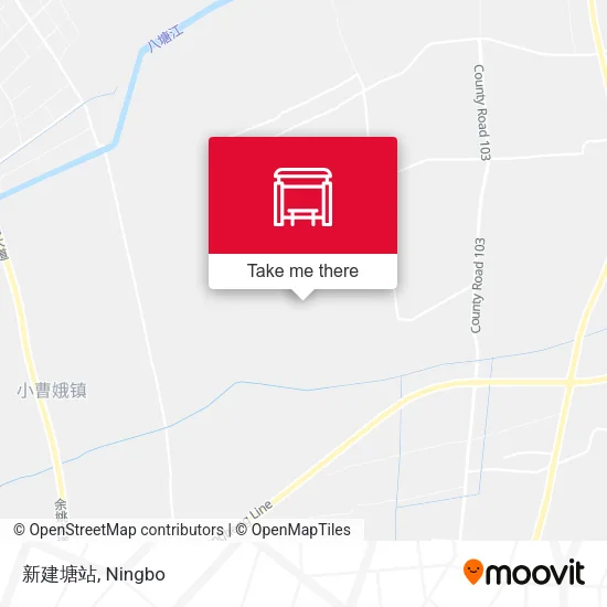 新建塘站 map