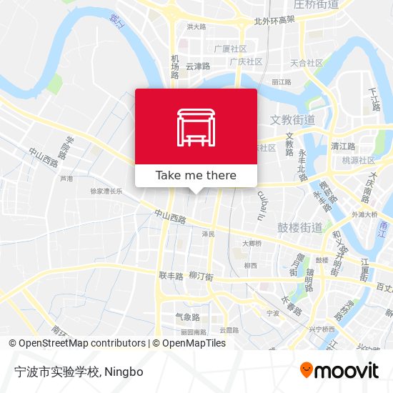 宁波市实验学校 map