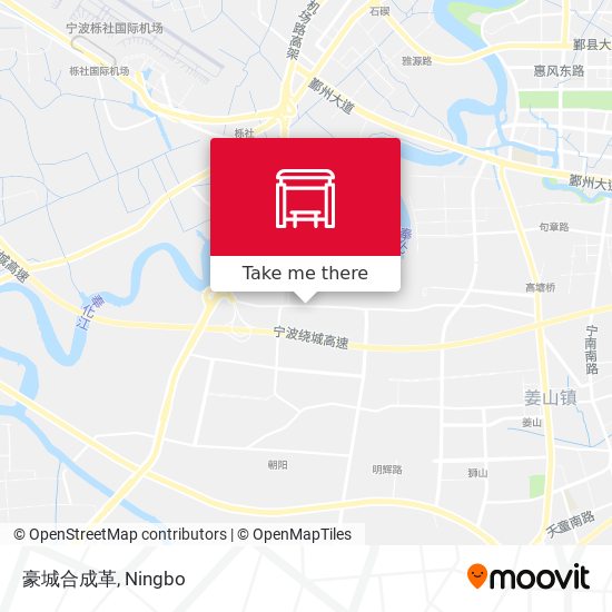 豪城合成革 map