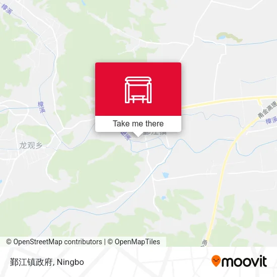 鄞江镇政府 map