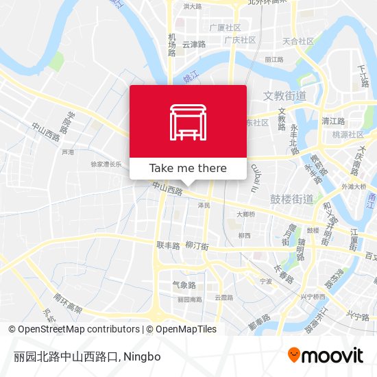 丽园北路中山西路口 map