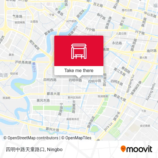四明中路天童路口 map