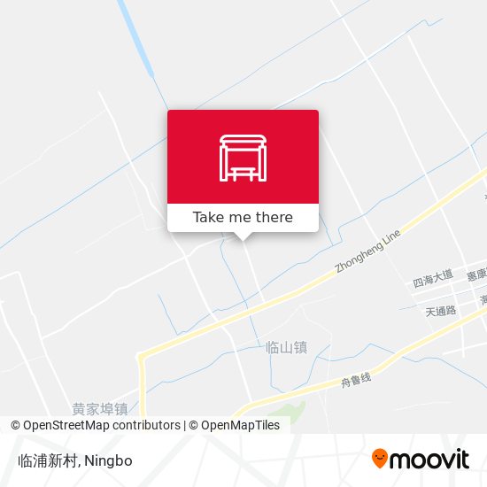 临浦新村 map