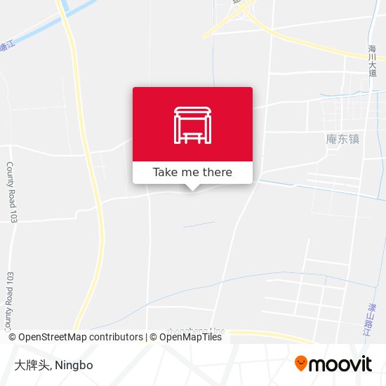 大牌头 map