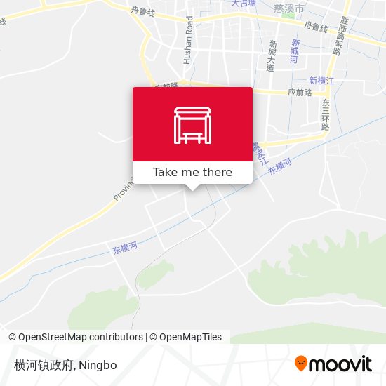 横河镇政府 map