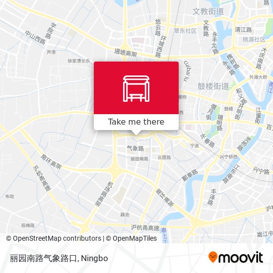 丽园南路气象路口 map