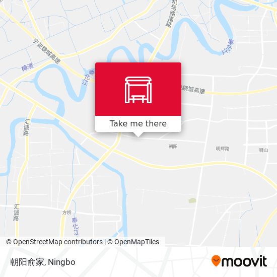 朝阳俞家 map