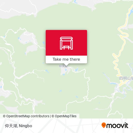 仰天湖 map