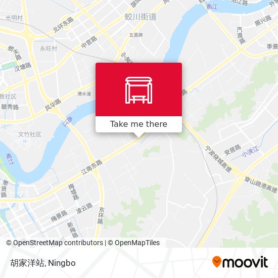 胡家洋站 map