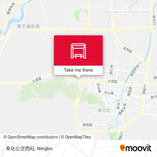 奉化公交西站 map