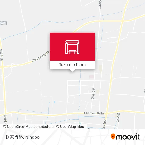 赵家肖路 map