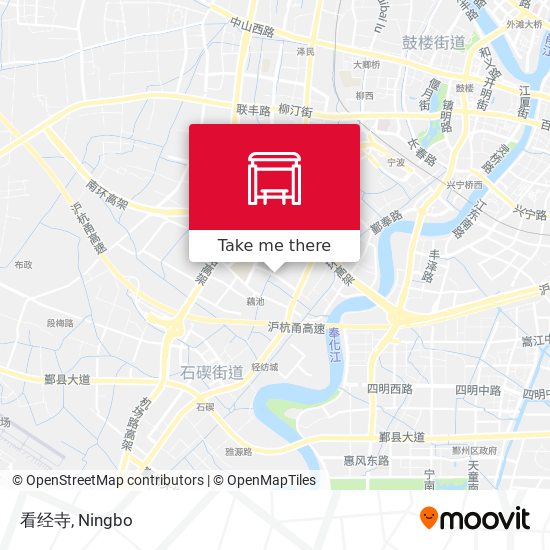 看经寺 map